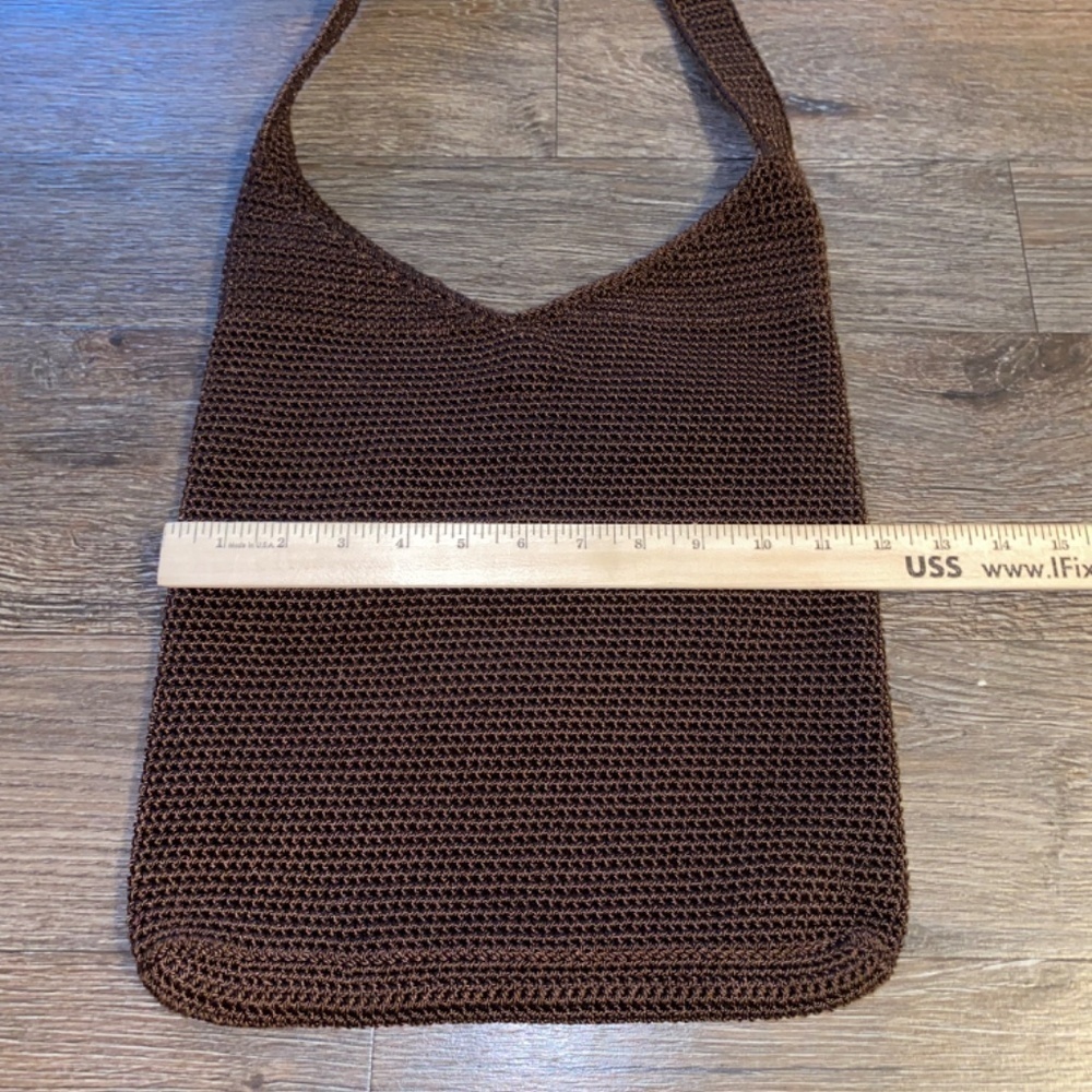 THE SAK Vintage Brown crochet shoulder bag - Picture 8 of 9